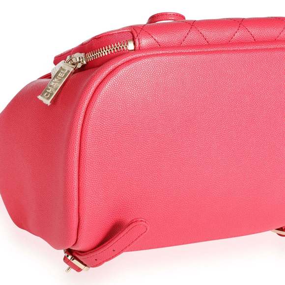 Chanel Berry Caviar Quilted Business Affinity Backpack - Picture 5 of 7